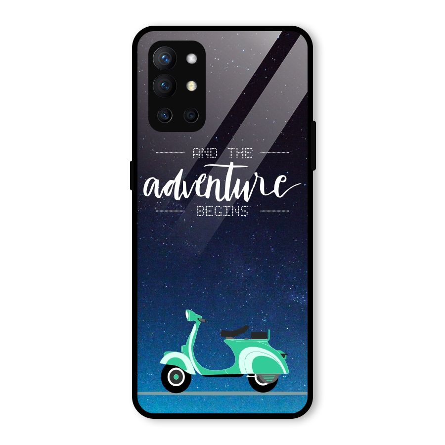 Adventure Scooter Glass Back Case for OnePlus 9R