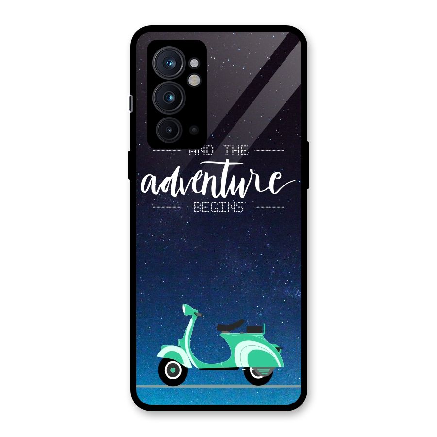 Adventure Scooter Glass Back Case for OnePlus 9RT 5G
