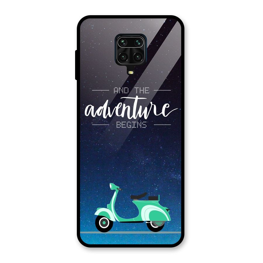 Adventure Scooter Glass Back Case for Poco M2 Pro