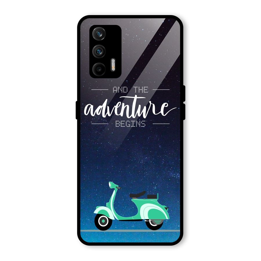 Adventure Scooter Glass Back Case for Realme GT 5G