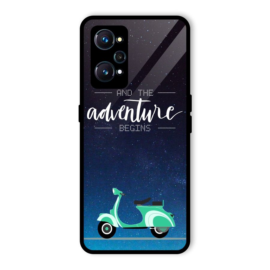 Adventure Scooter Glass Back Case for Realme GT Neo2