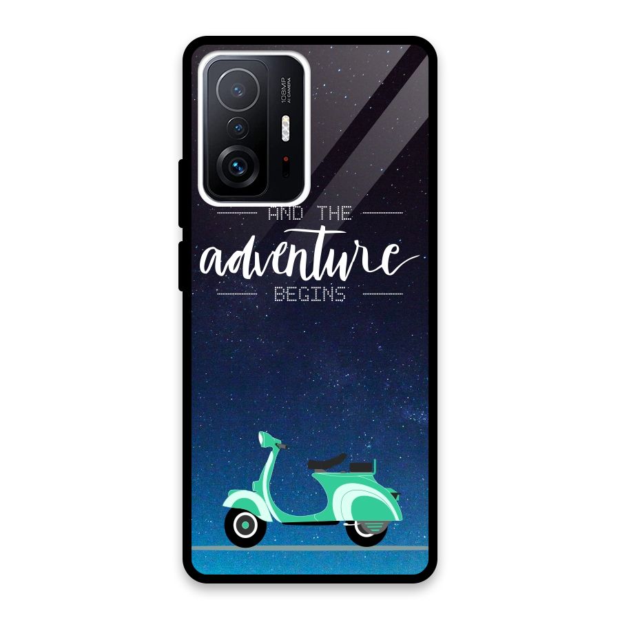 Adventure Scooter Glass Back Case for Xiaomi 11T Pro