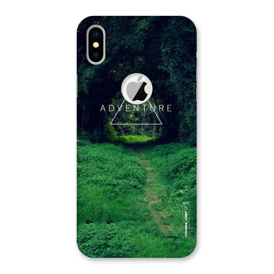 Adventure Take Back Case for iPhone X Logo Cut