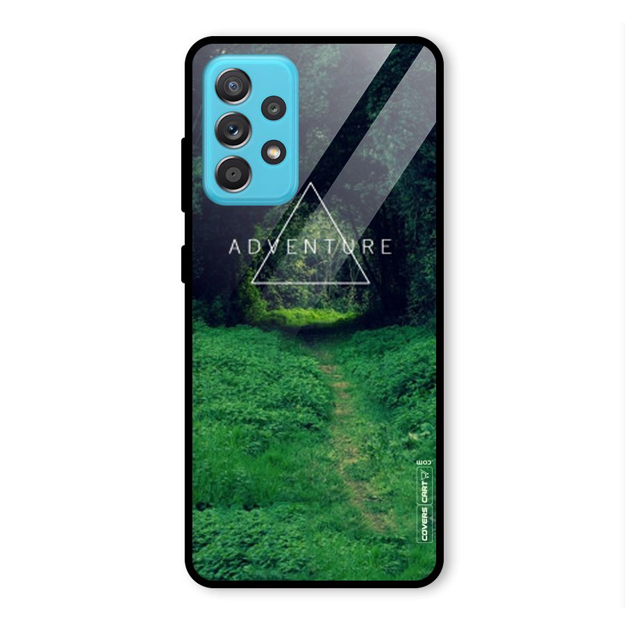 Adventure Take Glass Back Case for Galaxy A52
