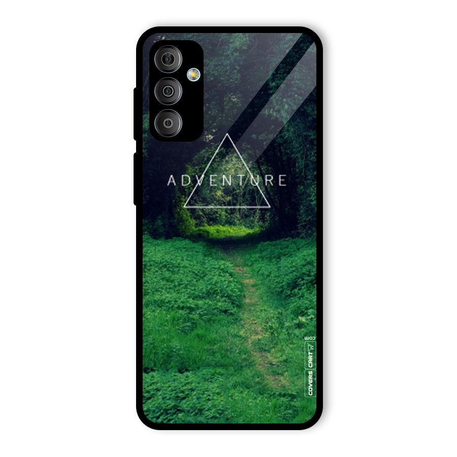 Adventure Take Glass Back Case for Galaxy F23