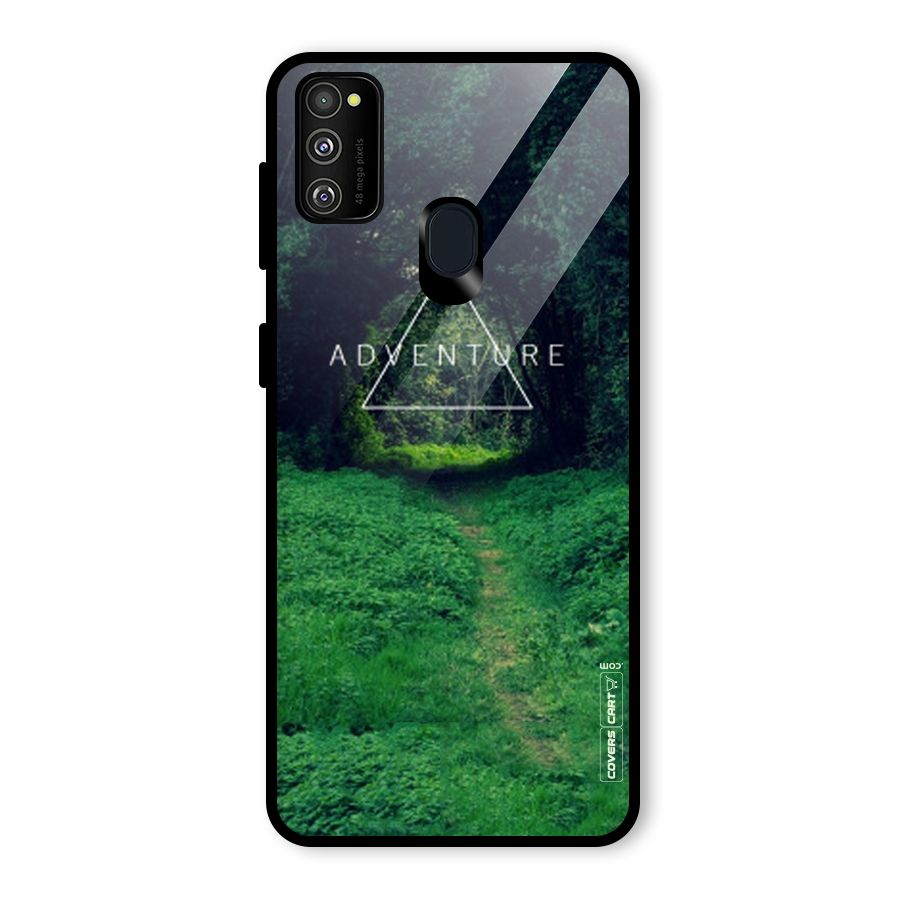 Adventure Take Glass Back Case for Galaxy M30s