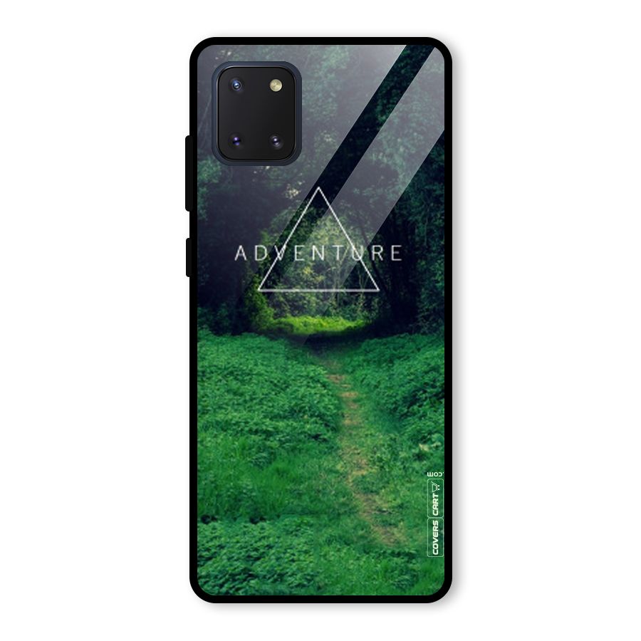 Adventure Take Glass Back Case for Galaxy Note 10 Lite