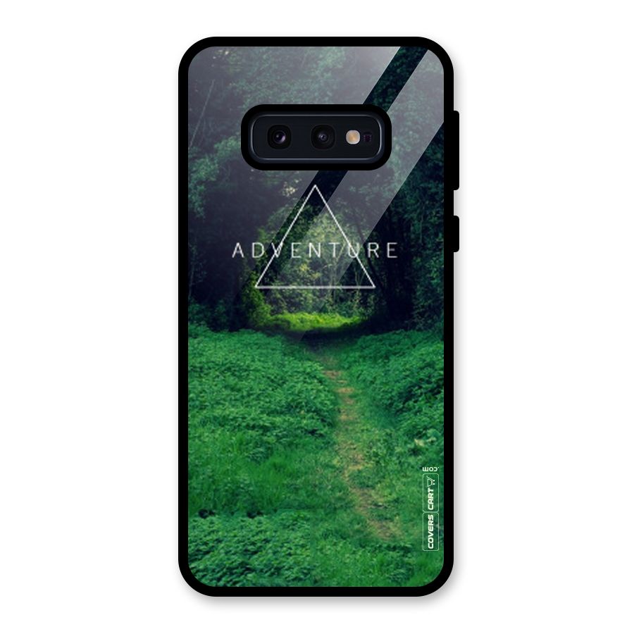 Adventure Take Glass Back Case for Galaxy S10e