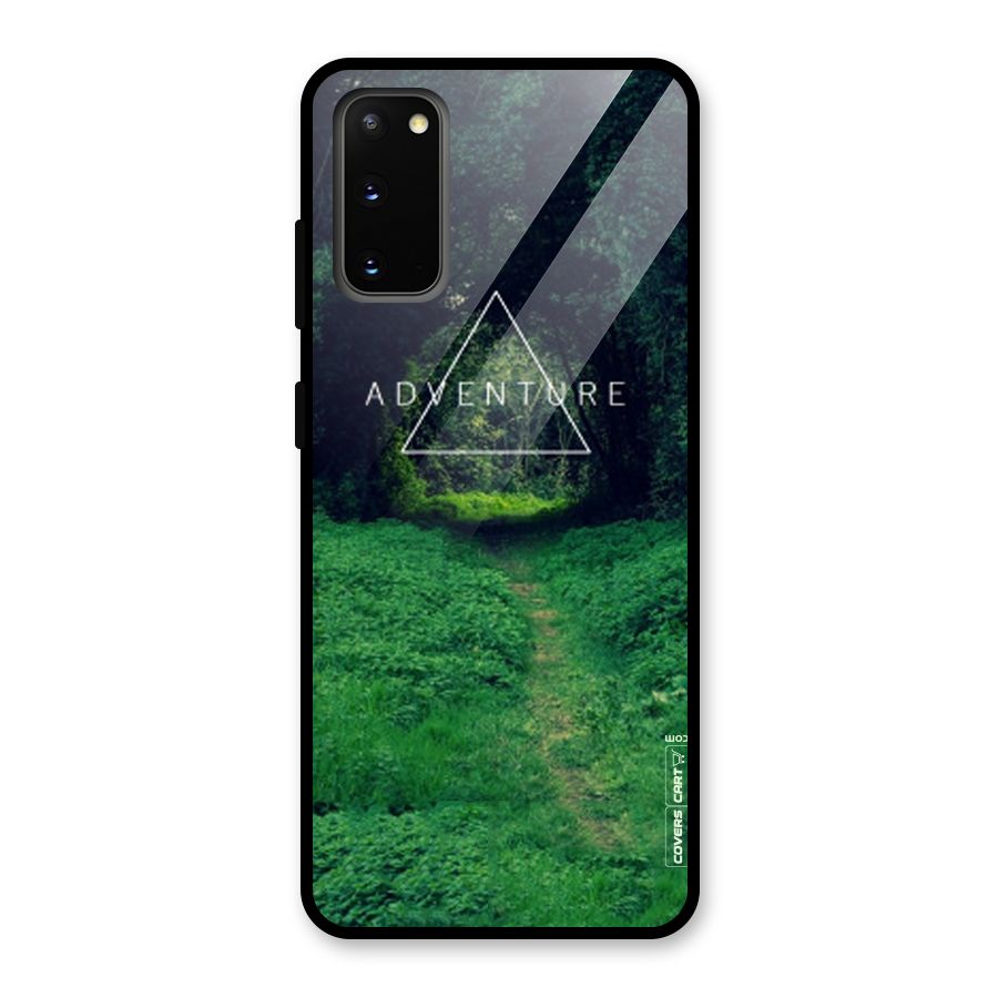 Adventure Take Glass Back Case for Galaxy S20