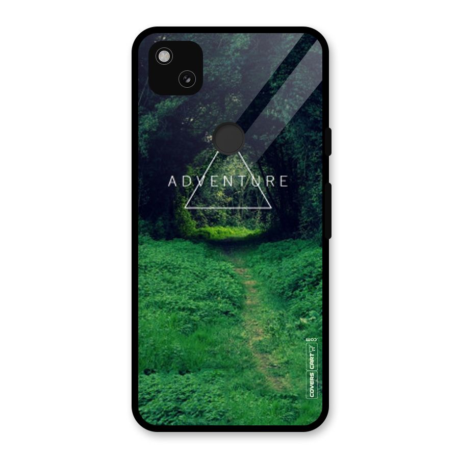 Adventure Take Glass Back Case for Google Pixel 4a