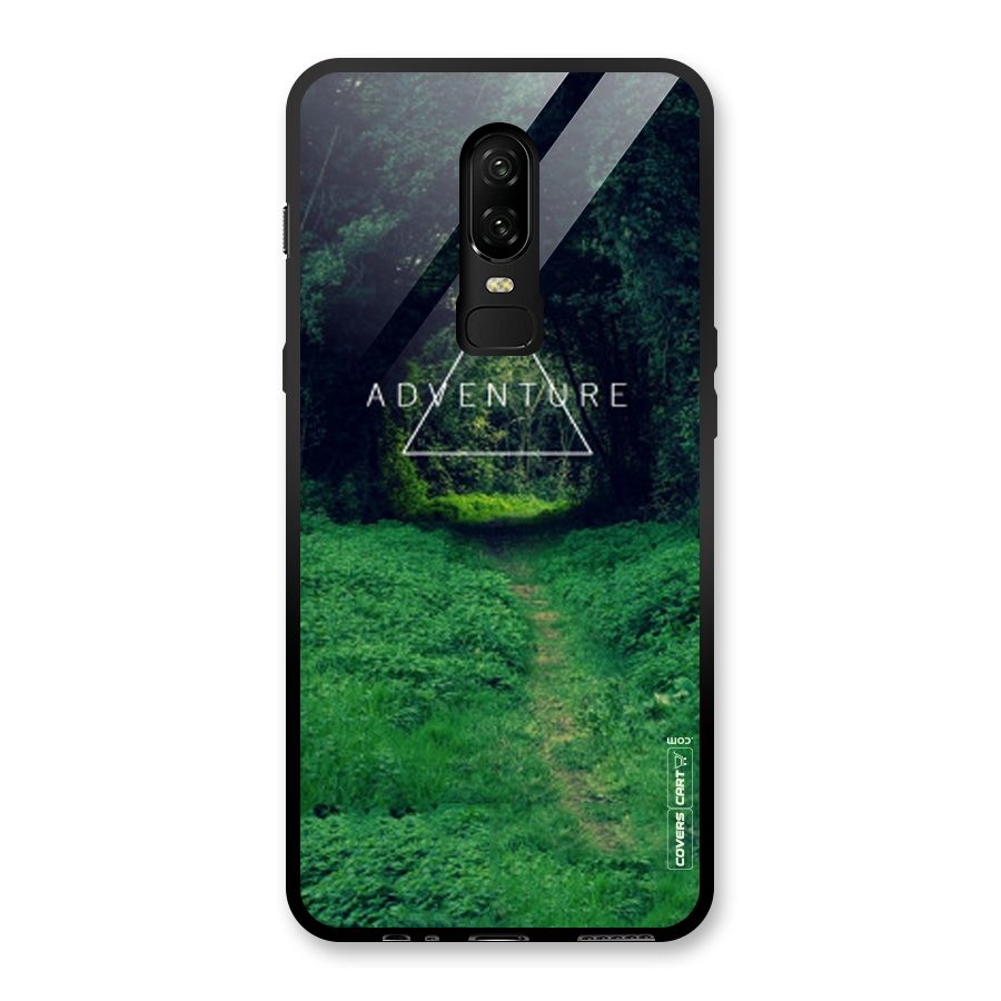 Adventure Take Glass Back Case for OnePlus 6