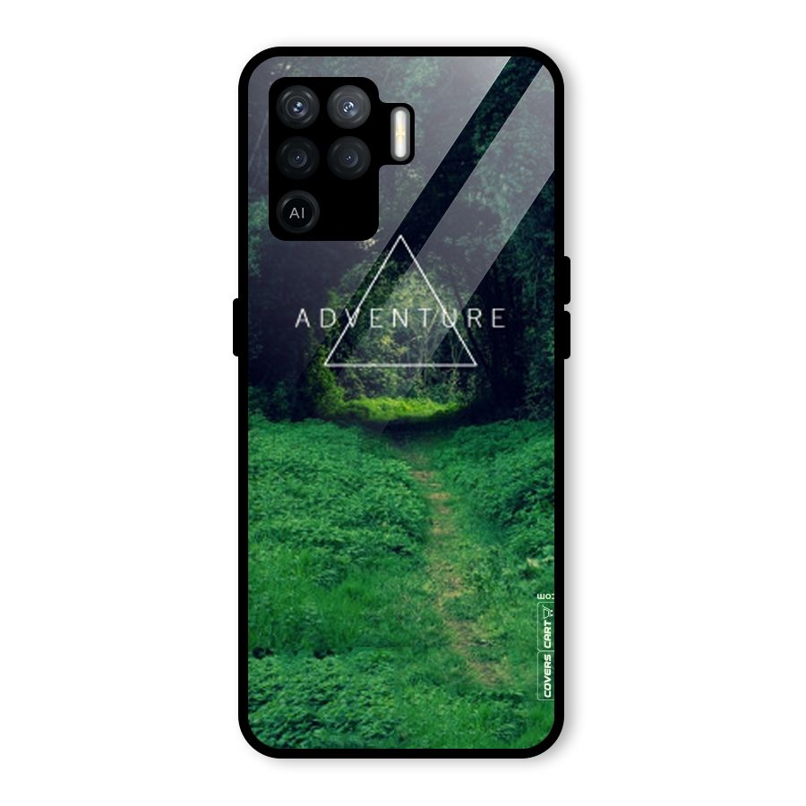 Adventure Take Glass Back Case for Oppo F19 Pro