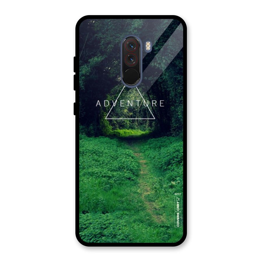Adventure Take Glass Back Case for Poco F1
