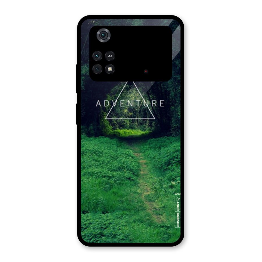 Adventure Take Glass Back Case for Poco M4 Pro 4G