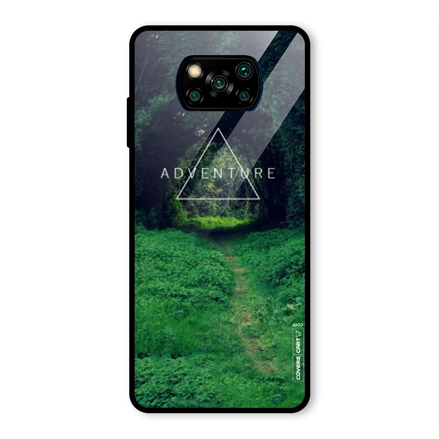 Adventure Take Glass Back Case for Poco X3 Pro