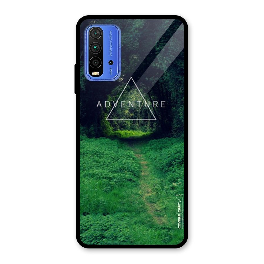 Adventure Take Glass Back Case for Redmi 9 Power