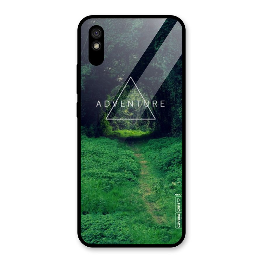 Adventure Take Glass Back Case for Redmi 9i