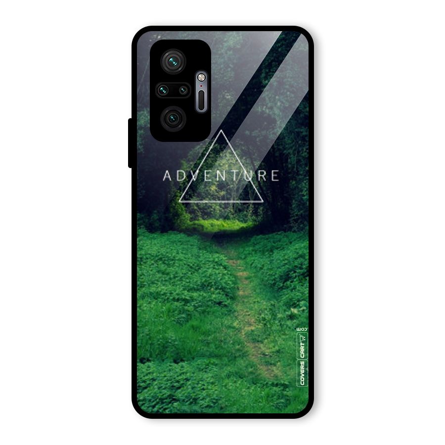 Adventure Take Glass Back Case for Redmi Note 10 Pro