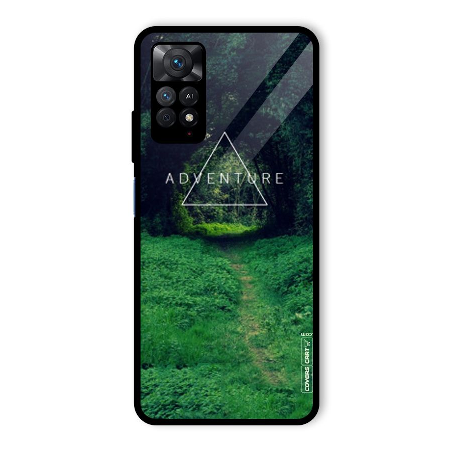 Adventure Take Glass Back Case for Redmi Note 11 Pro