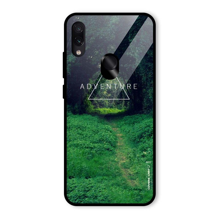 Adventure Take Glass Back Case for Redmi Note 7 Pro