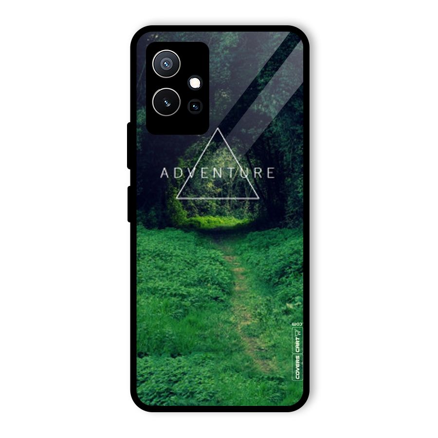 Adventure Take Glass Back Case for Vivo T1 5G