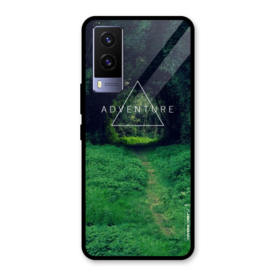 Adventure Take Glass Back Case for Vivo V21e 5G