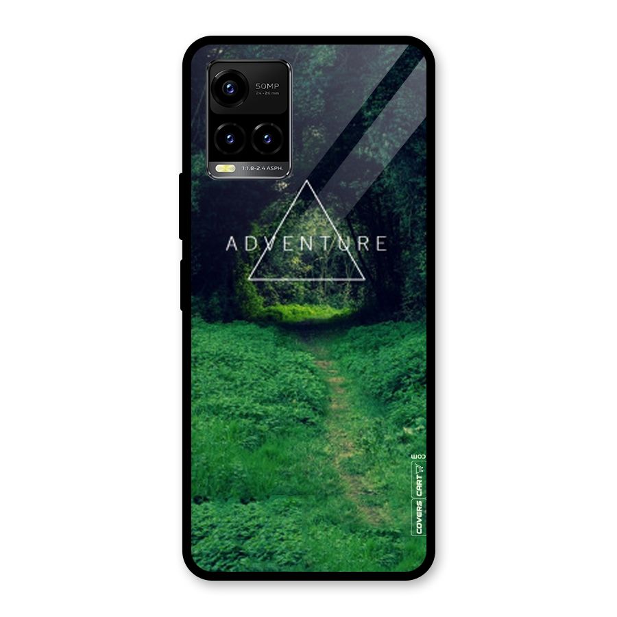 Adventure Take Glass Back Case for Vivo Y21 2021