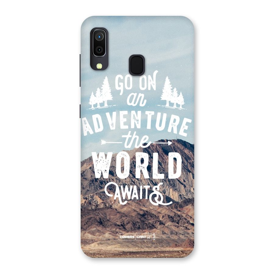 Adventure World Back Case for Galaxy A20