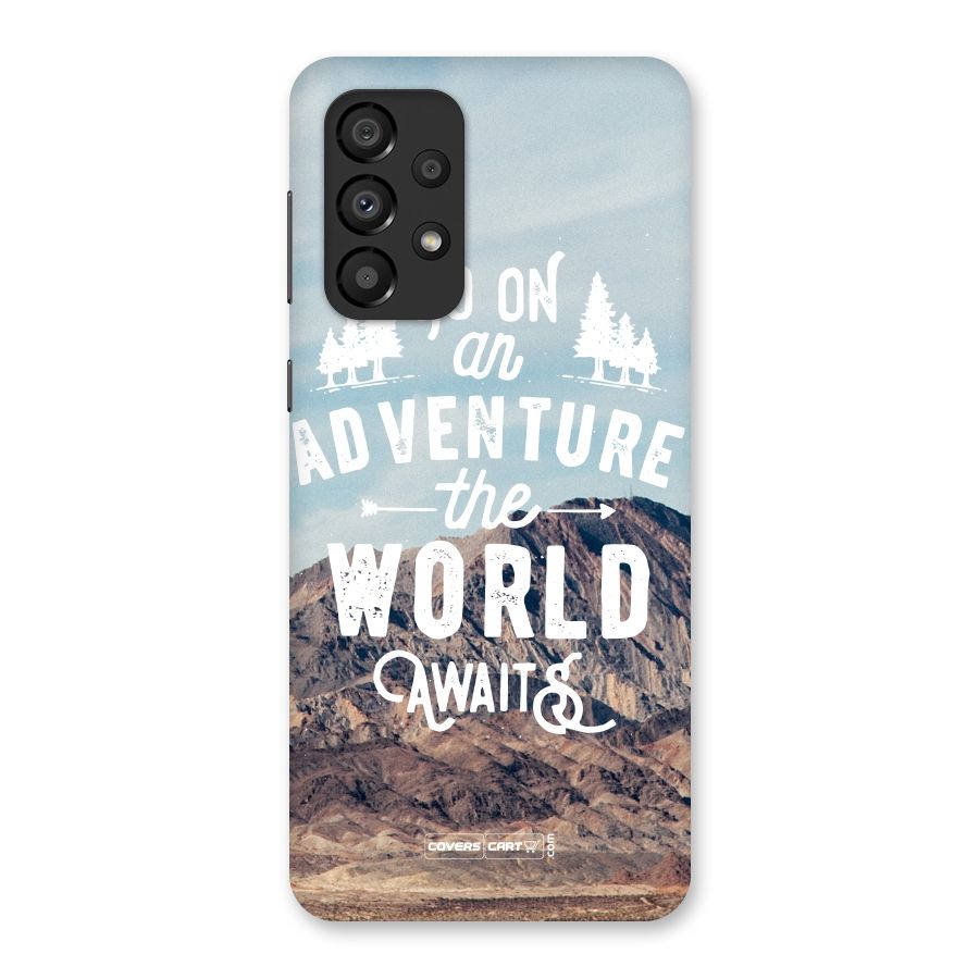 Adventure World Back Case for Galaxy A33 5G