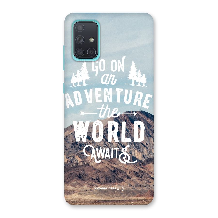 Adventure World Back Case for Galaxy A71