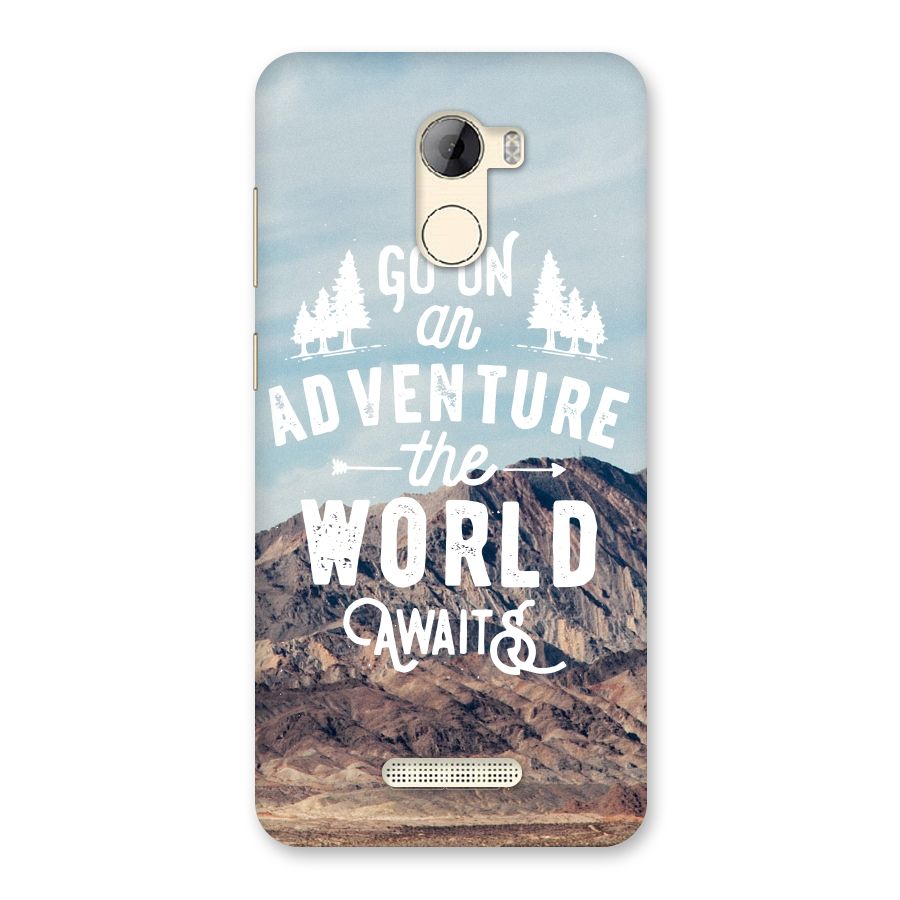 Adventure World Back Case for Gionee A1 LIte