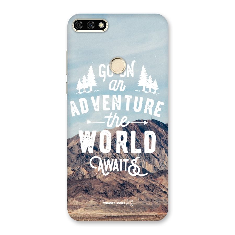 Adventure World Back Case for Honor 7A
