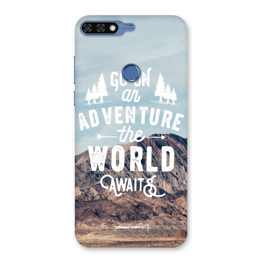 Adventure World Back Case for Honor 7C