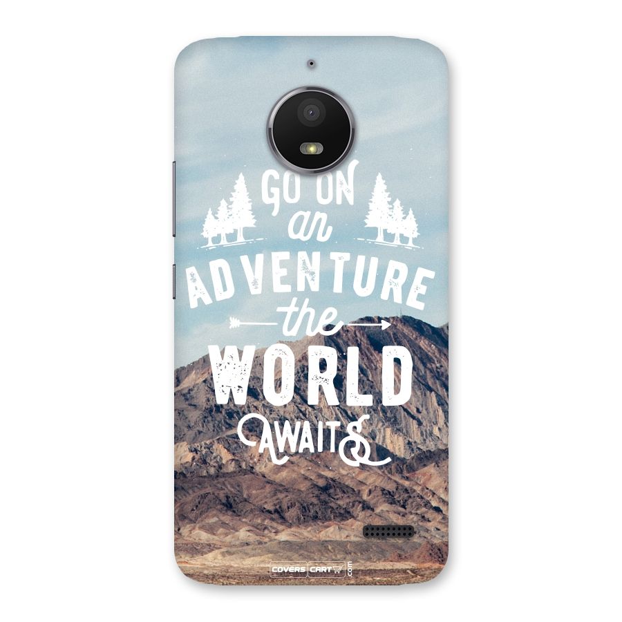 Adventure World Back Case for Moto E4