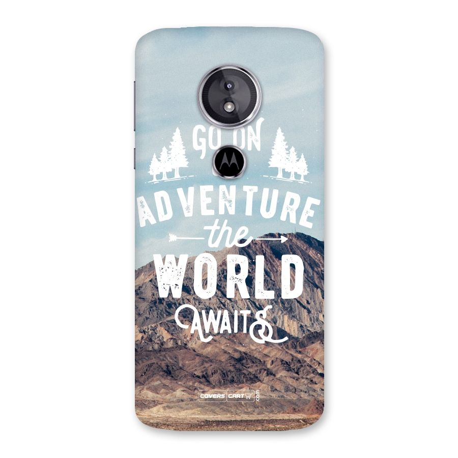 Adventure World Back Case for Moto E5