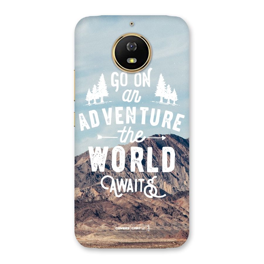 Adventure World Back Case for Moto G5s