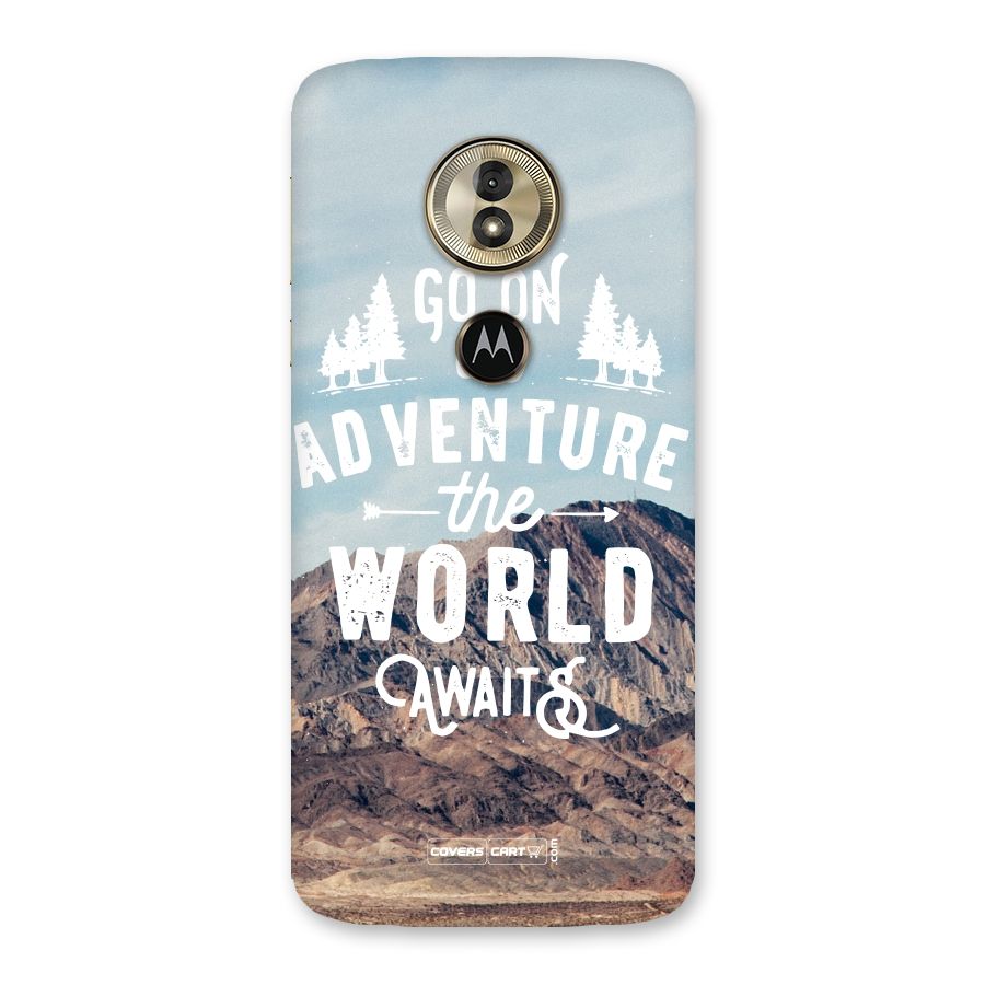 Adventure World Back Case for Moto G6 Play