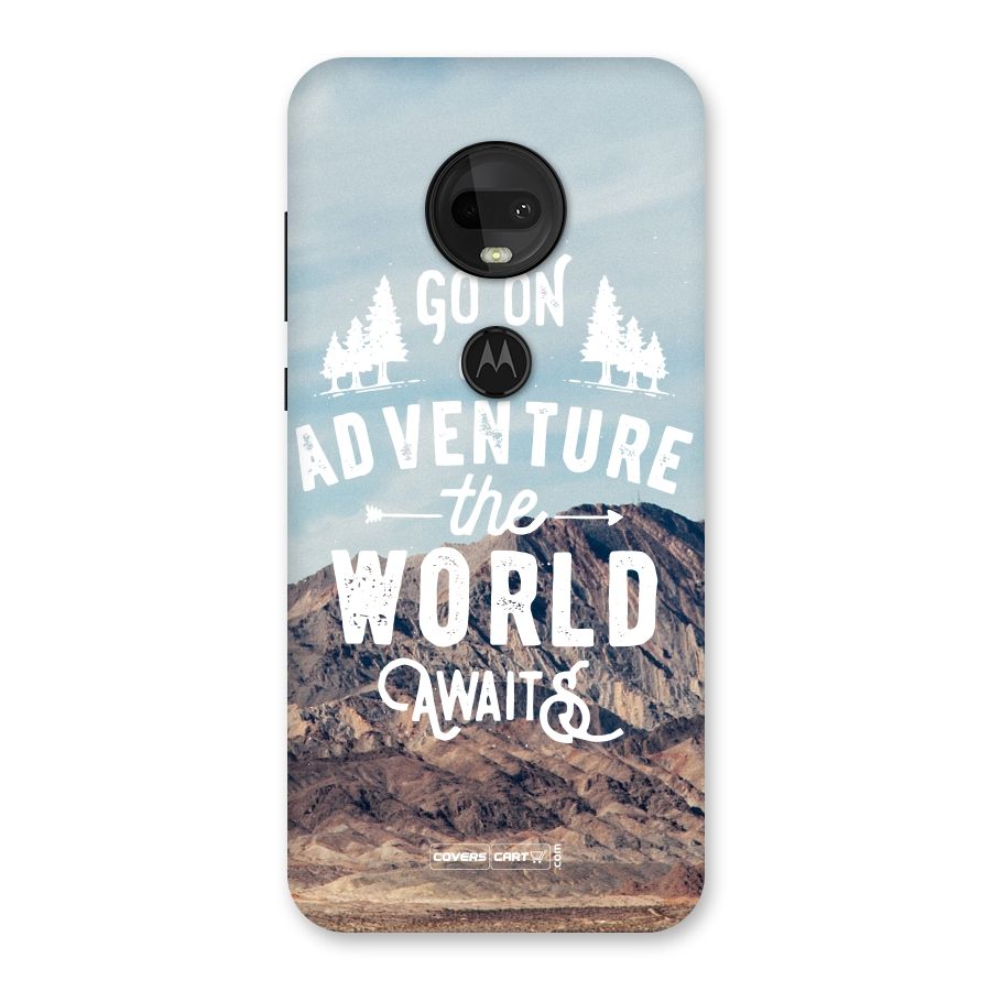 Adventure World Back Case for Moto G7