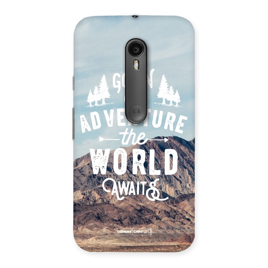 Adventure World Back Case for Moto G Turbo