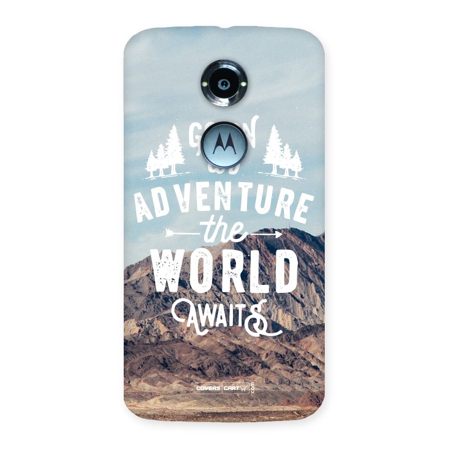 Adventure World Back Case for Moto X 2nd Gen