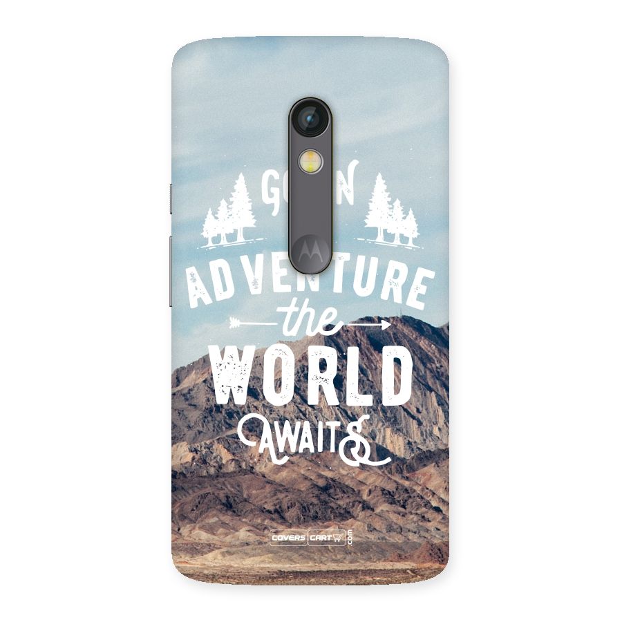 Adventure World Back Case for Moto X Play