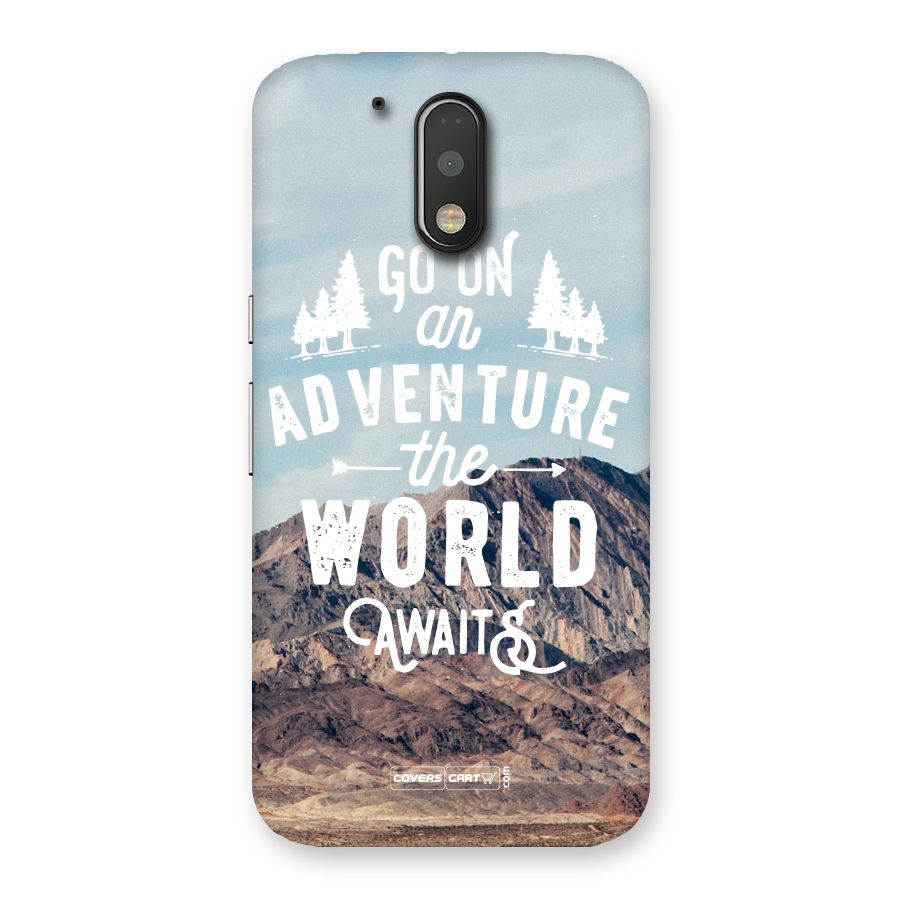 Adventure World Back Case for Motorola Moto G4