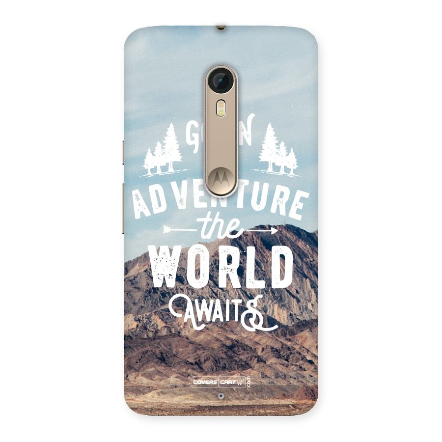 Adventure World Back Case for Motorola Moto X Style
