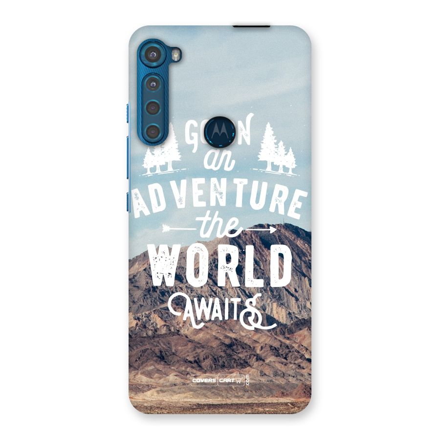 Adventure World Back Case for Motorola One Fusion Plus
