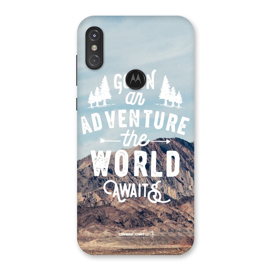 Adventure World Back Case for Motorola One Power
