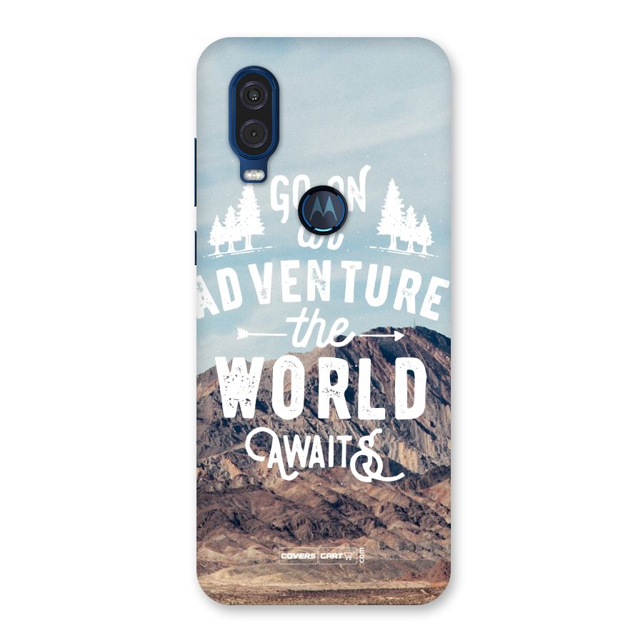 Adventure World Back Case for Motorola One Vision