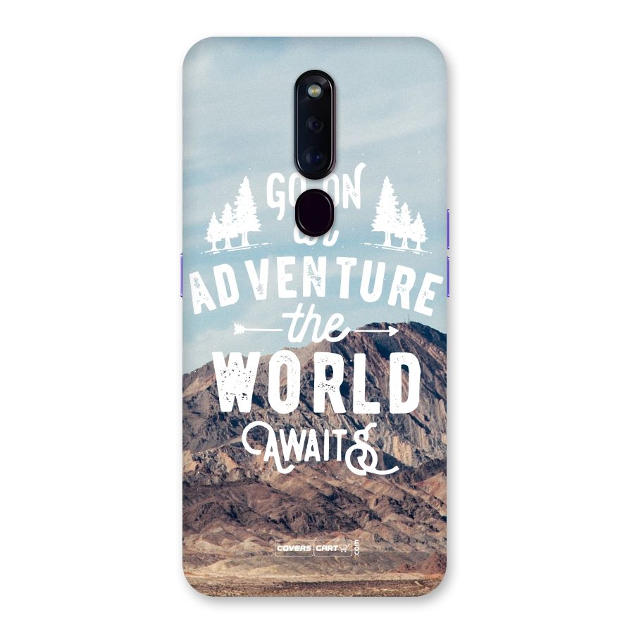 Adventure World Back Case for Oppo F11 Pro