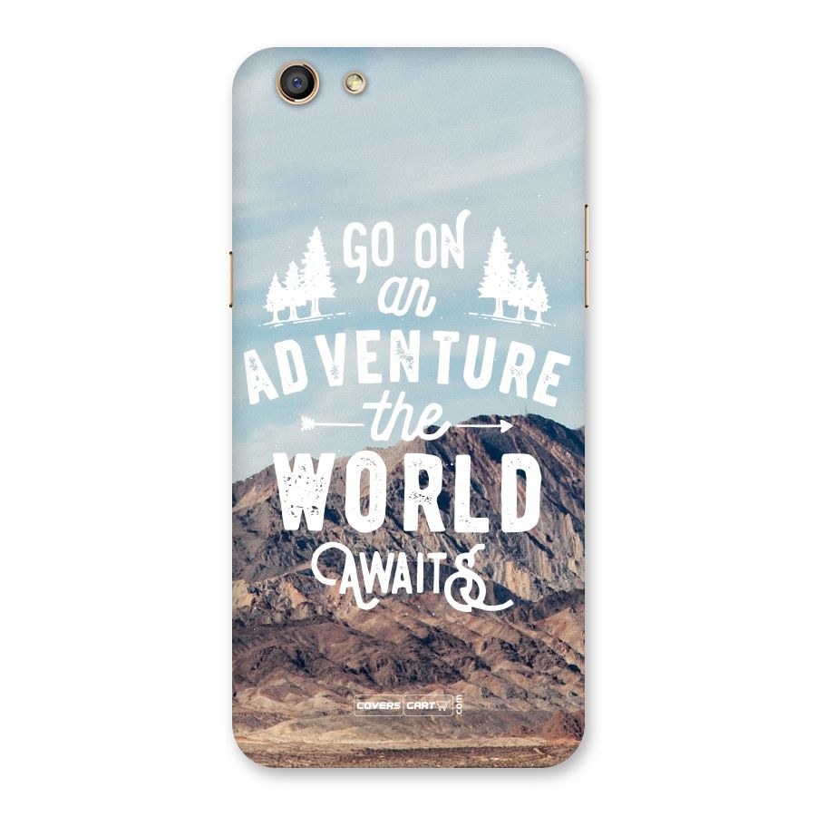Adventure World Back Case for Oppo F3
