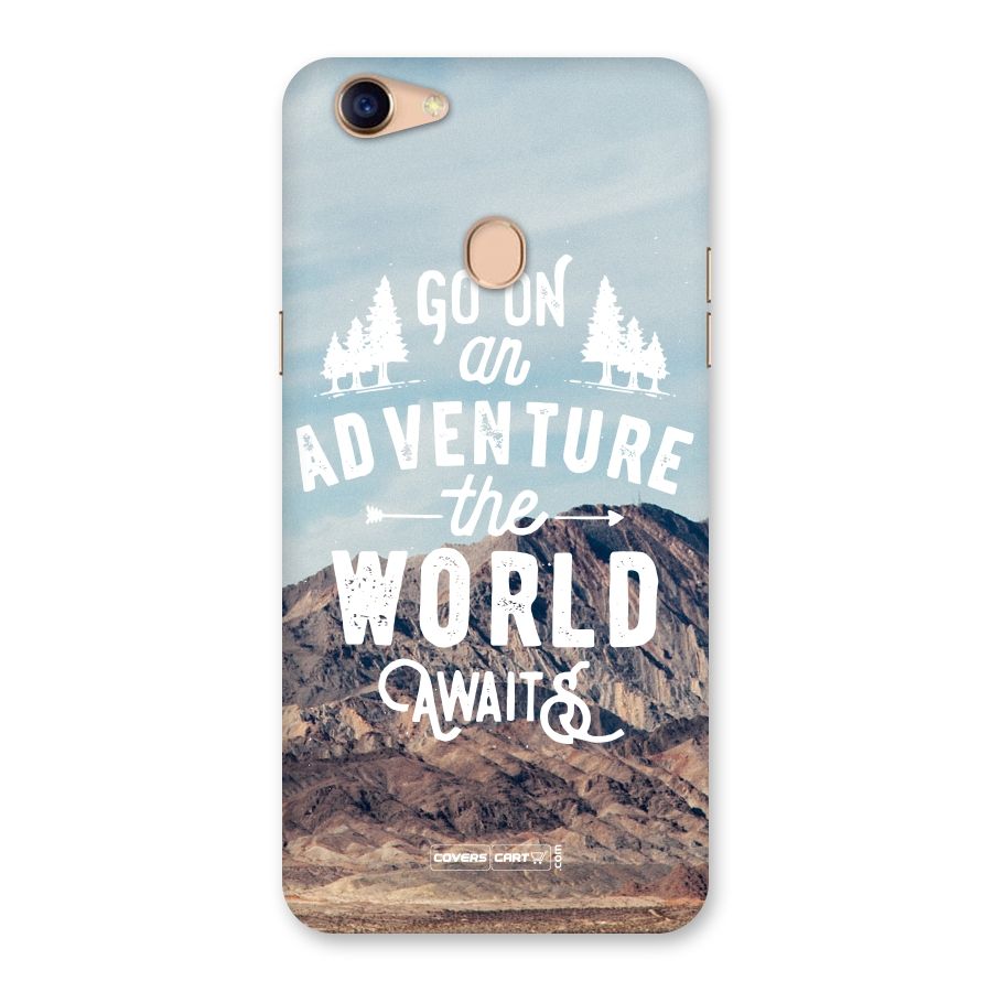 Adventure World Back Case for Oppo F5 Youth