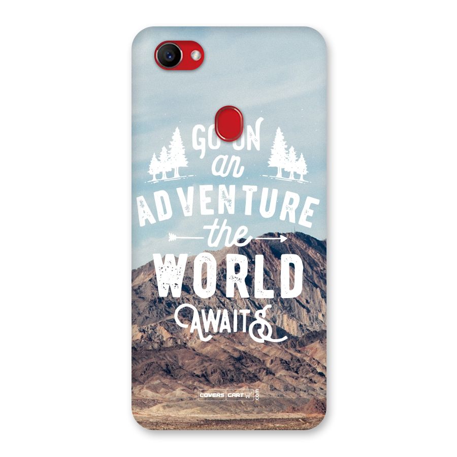 Adventure World Back Case for Oppo F7